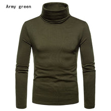 Load image into Gallery viewer, 2019 New Brand Men's Thermal  Turtle Neck Skivvy Turtleneck Sweaters Stretch Casual Tops US