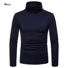 Load image into Gallery viewer, 2019 New Brand Men's Thermal  Turtle Neck Skivvy Turtleneck Sweaters Stretch Casual Tops US