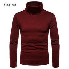 Load image into Gallery viewer, 2019 New Brand Men's Thermal  Turtle Neck Skivvy Turtleneck Sweaters Stretch Casual Tops US