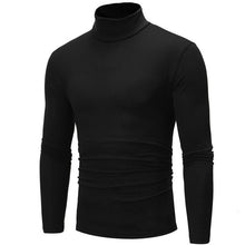 Load image into Gallery viewer, Autumn Winter Men's Pullover Sweaters High Collar Long-sleeved Solid Color Basic Slim Warm Jumper Turtleneck Pull